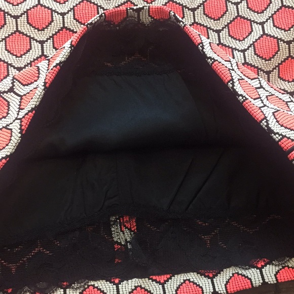 ‼️CLOSET SALE‼️ NWOT Trina Turk Coral Geometric Print Rosalynn Sleeveless Dress - Picture 4 of 7